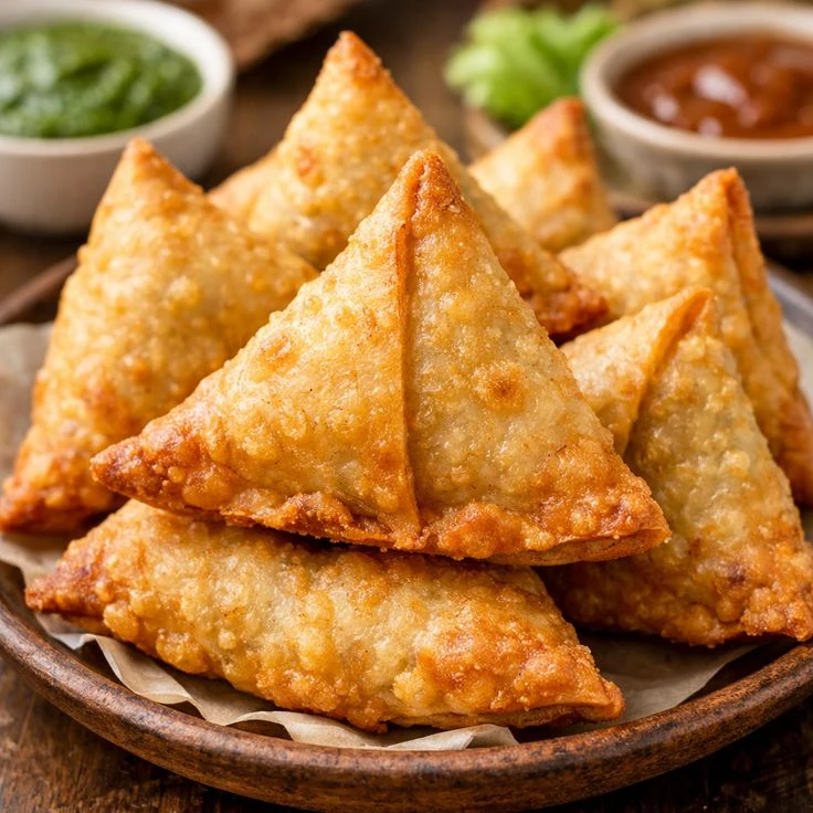 سمبوسة  بالبطاطس والشبنت